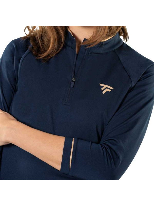 Tecnifibre ženska majica Thermo zip Pro s 3/4 rokavi