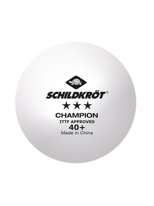 Žogice za namizni tenis Schildkrot 3-Star Champion Ball ITTF