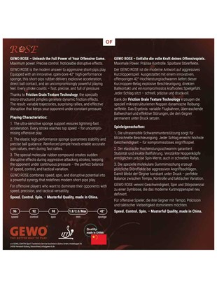 Guma GEWO Rose