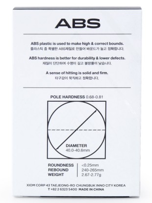 Žogice za namizni tenis Xiom V ITTF Seam  *** 6 ball